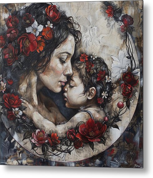 Mother love - Metal Print